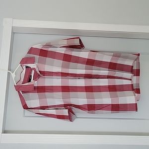 Mens plaid button up shirt